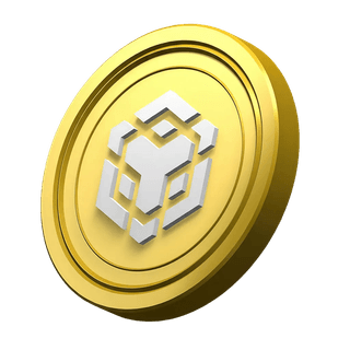 Ethereum (ETH) 코인을 표현한 떠 있는 그래픽 요소